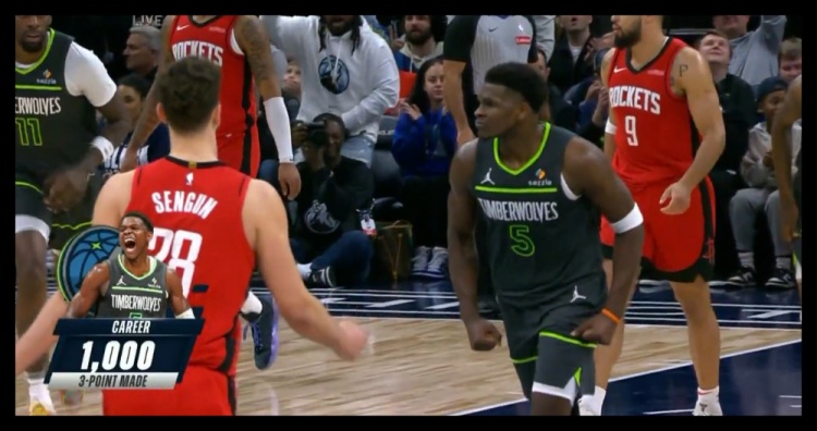  23歲186天！愛(ài)德華茲成NBA歷史上最年輕投進(jìn)1000記三分球員