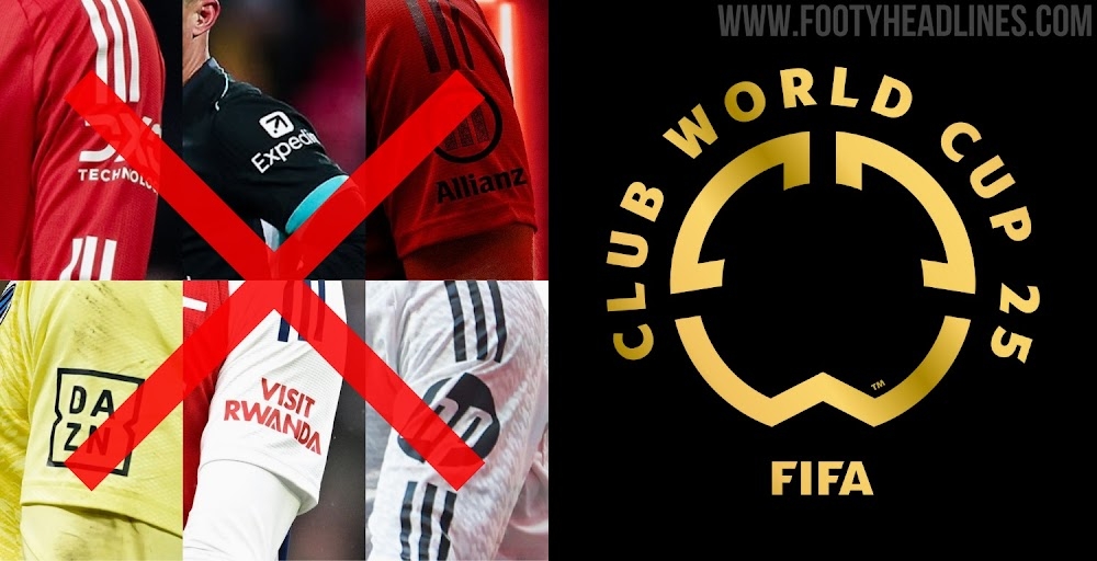  FIFA不允許世俱杯球隊(duì)有袖標(biāo)贊助，需貼上世俱杯徽標(biāo)