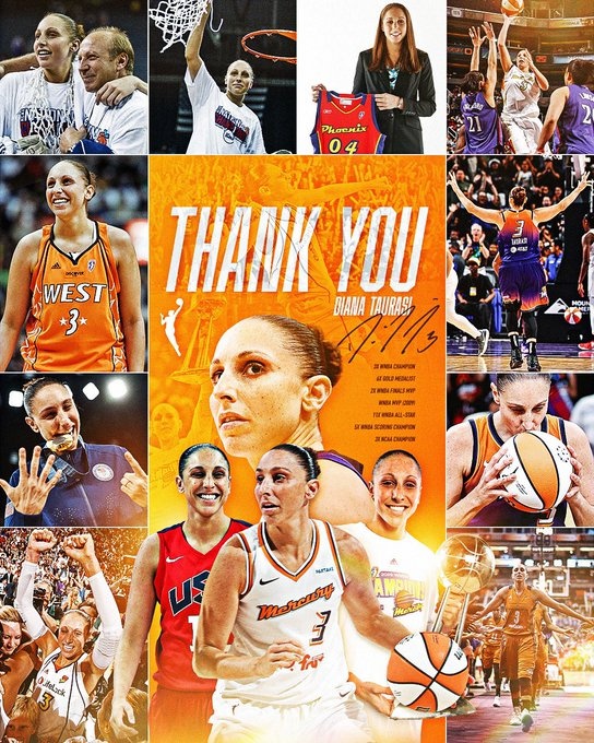  傳奇落幕！WNBA巨星陶樂西宣布退役 結(jié)束20年職業(yè)生涯